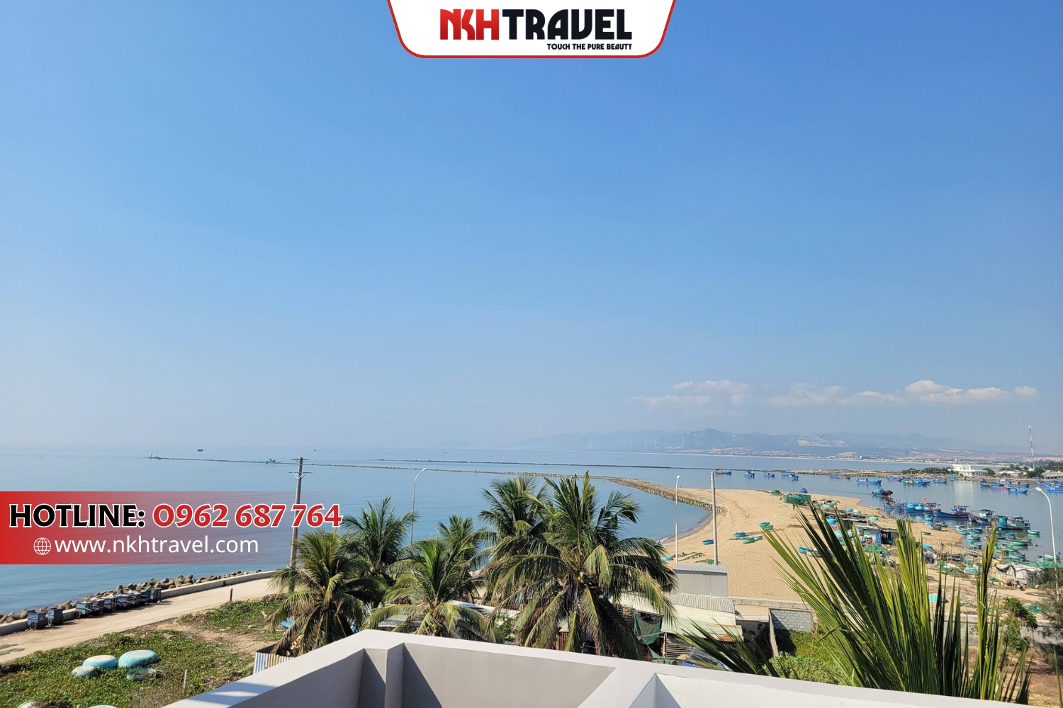 Đặt phòng villa view biển Ninh Chử